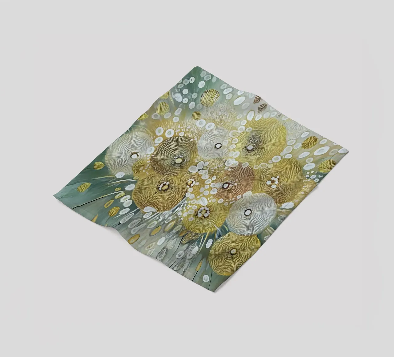 Fiori astratti coperta in pile da Pictura