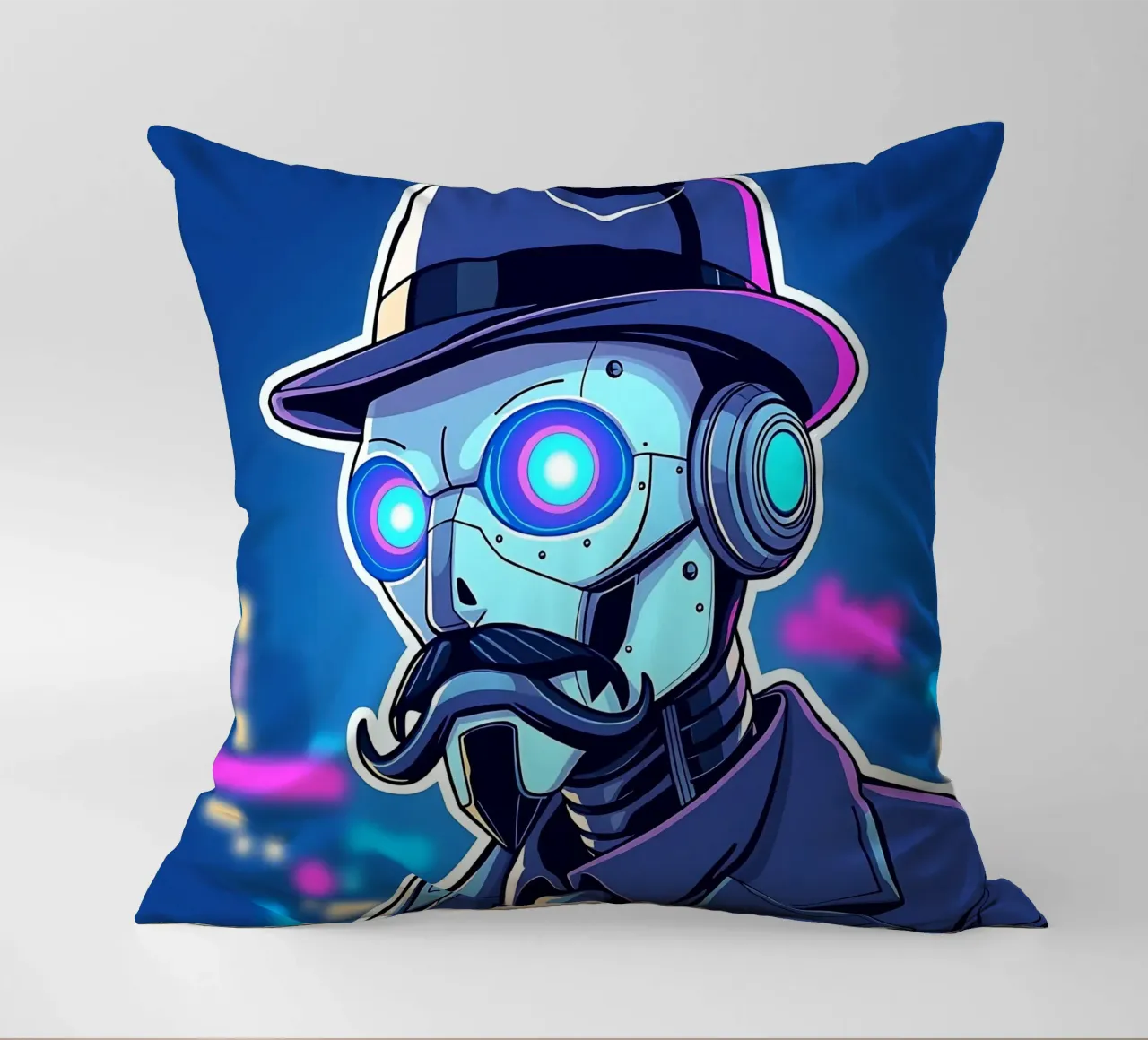 Roboter_2 cuscino da AI-Portraits by LK