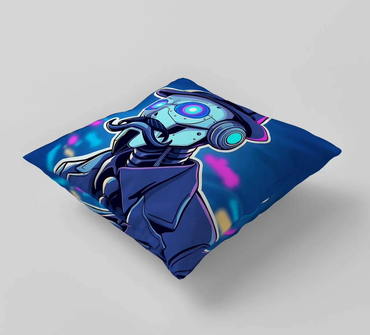 Roboter_2 cuscino da AI-Portraits by LK