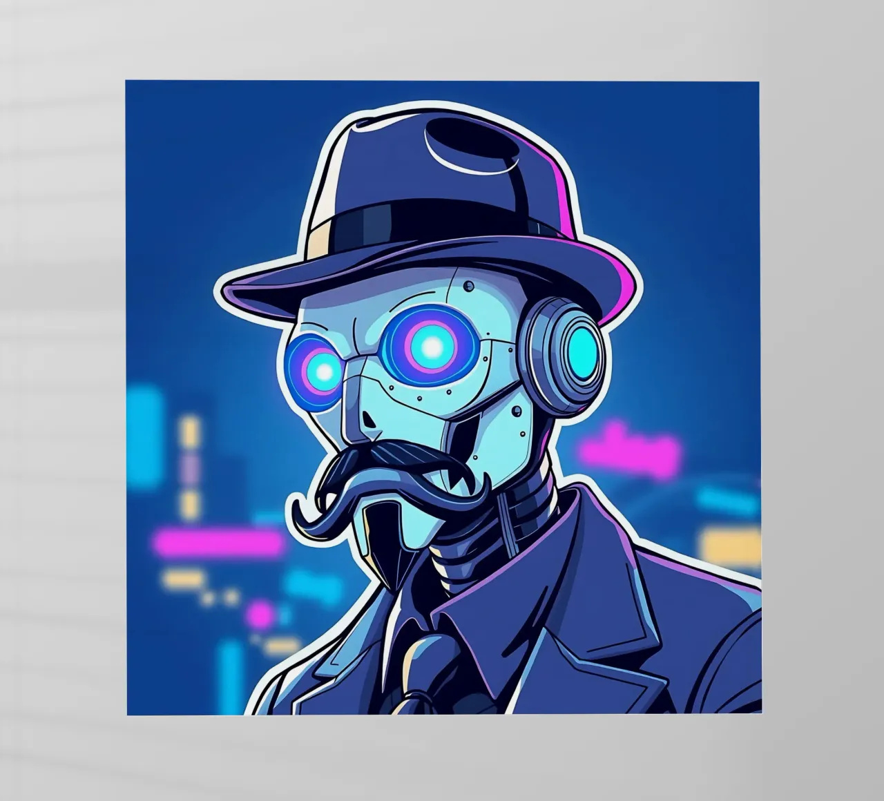 Roboter_2 pellicola backlit da AI-Portraits by LK