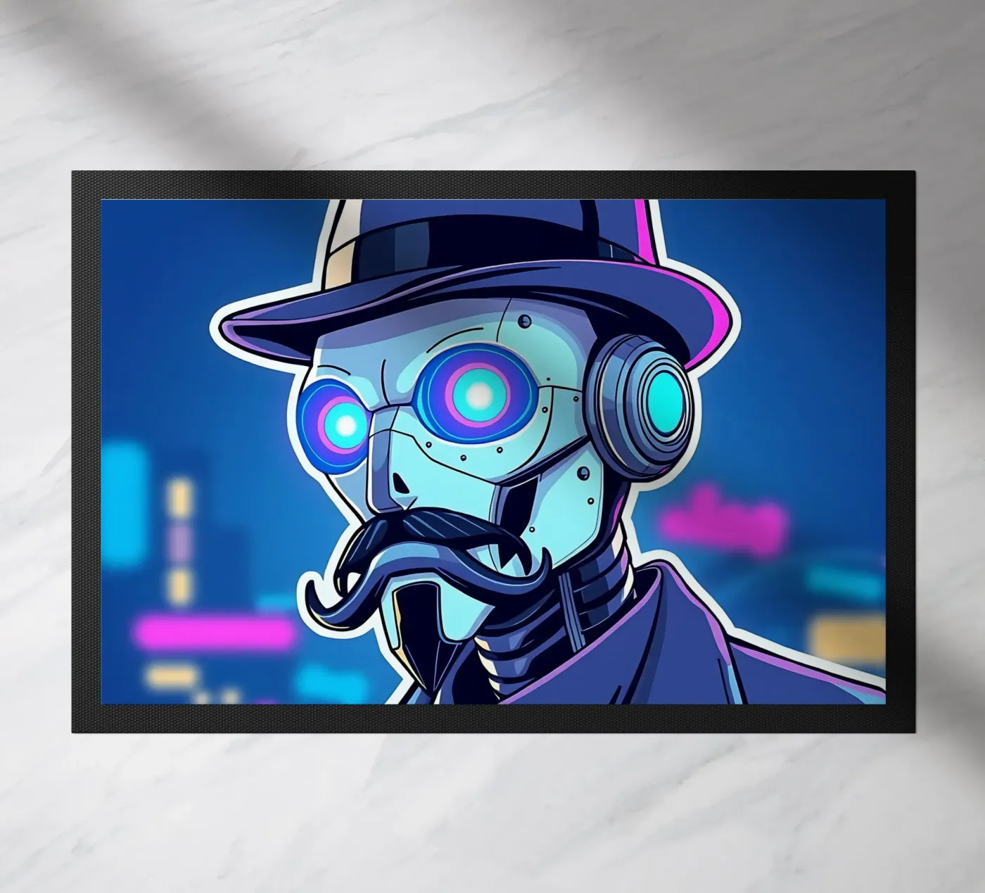 Roboter_2 deurmat van AI-Portraits by LK