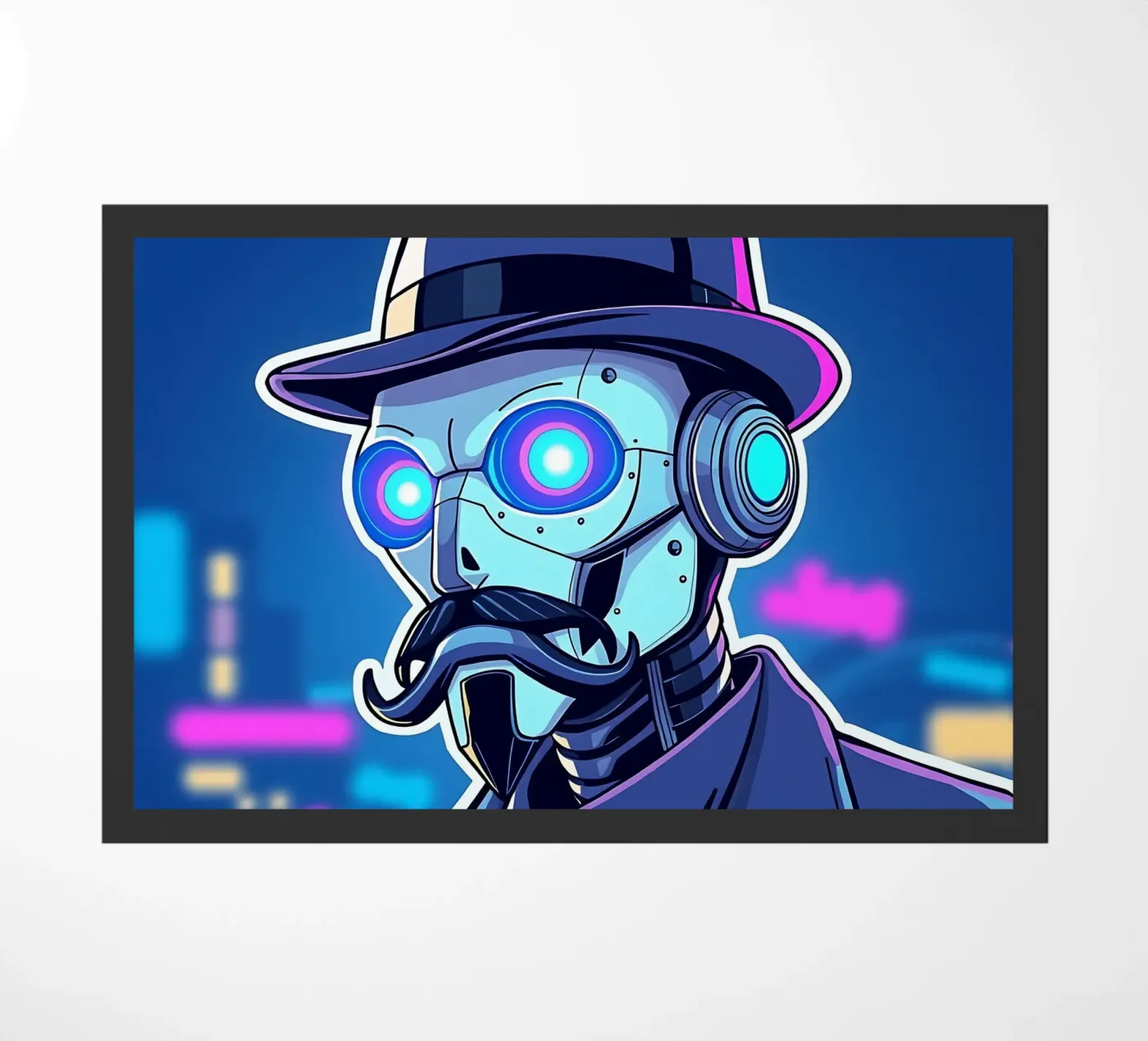 Roboter_2 deurmat van AI-Portraits by LK