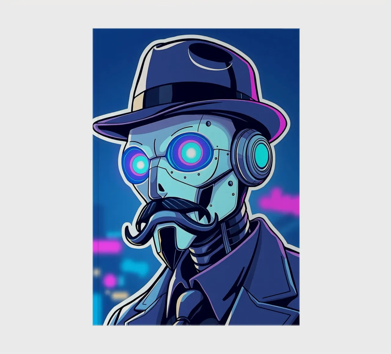 Roboter_2 notebook by AI-Portraits by LK