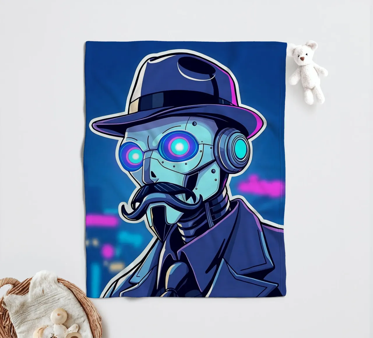 Roboter_2 coperta in pile da AI-Portraits by LK