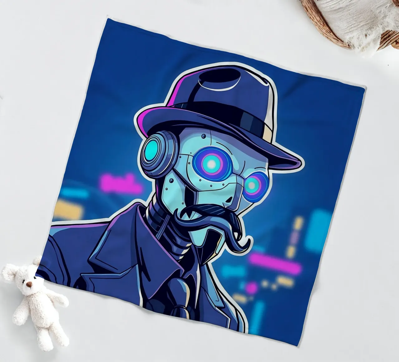 Roboter_2 coperta in pile da AI-Portraits by LK