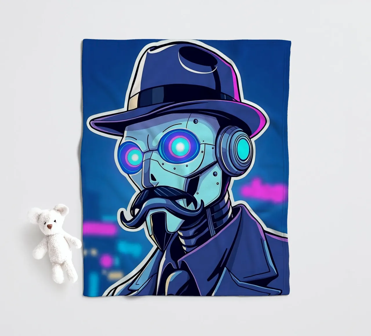 Roboter_2 coperta in pile da AI-Portraits by LK