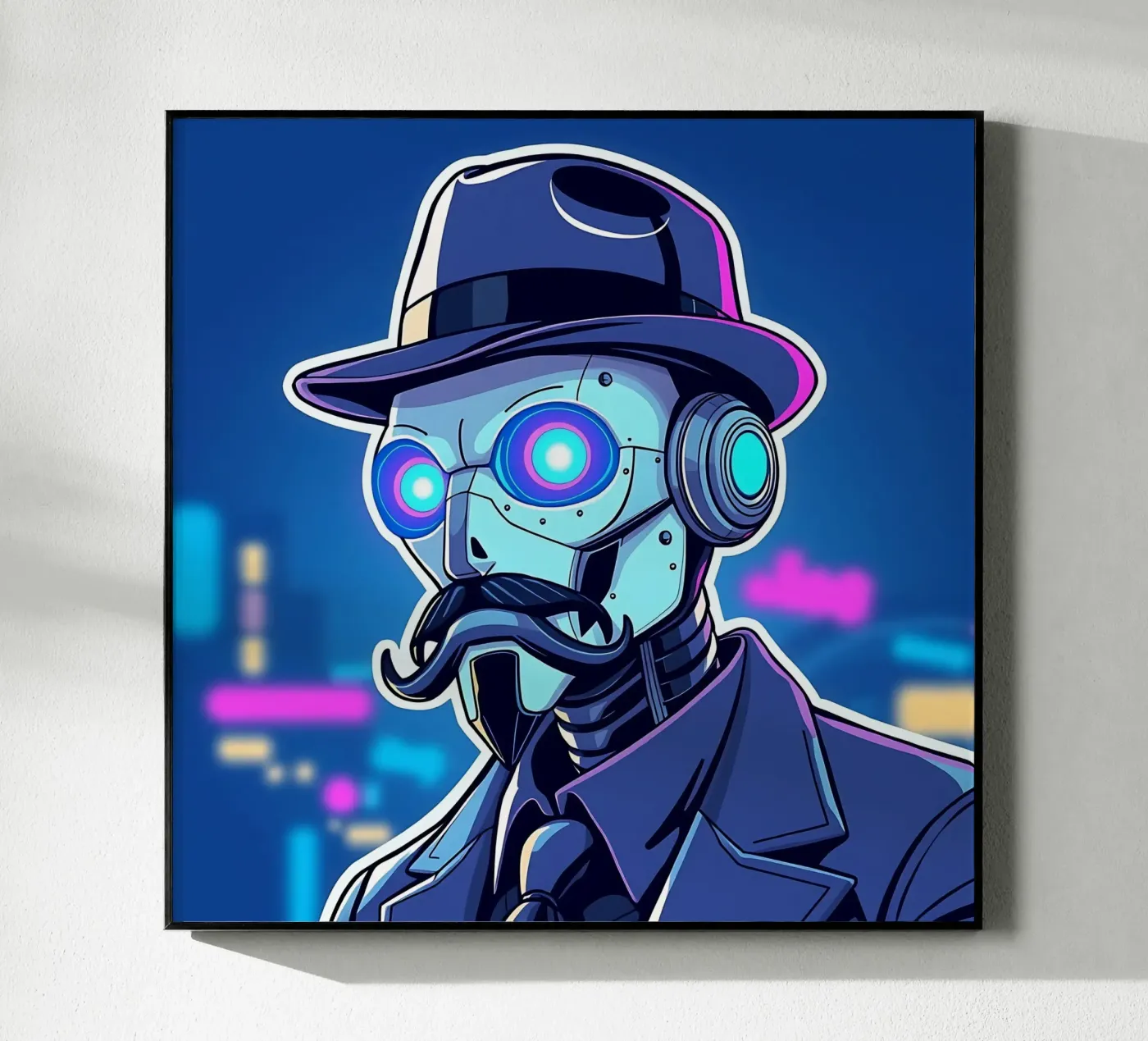 Roboter_2 Acryl-Glas von AI-Portraits by LK