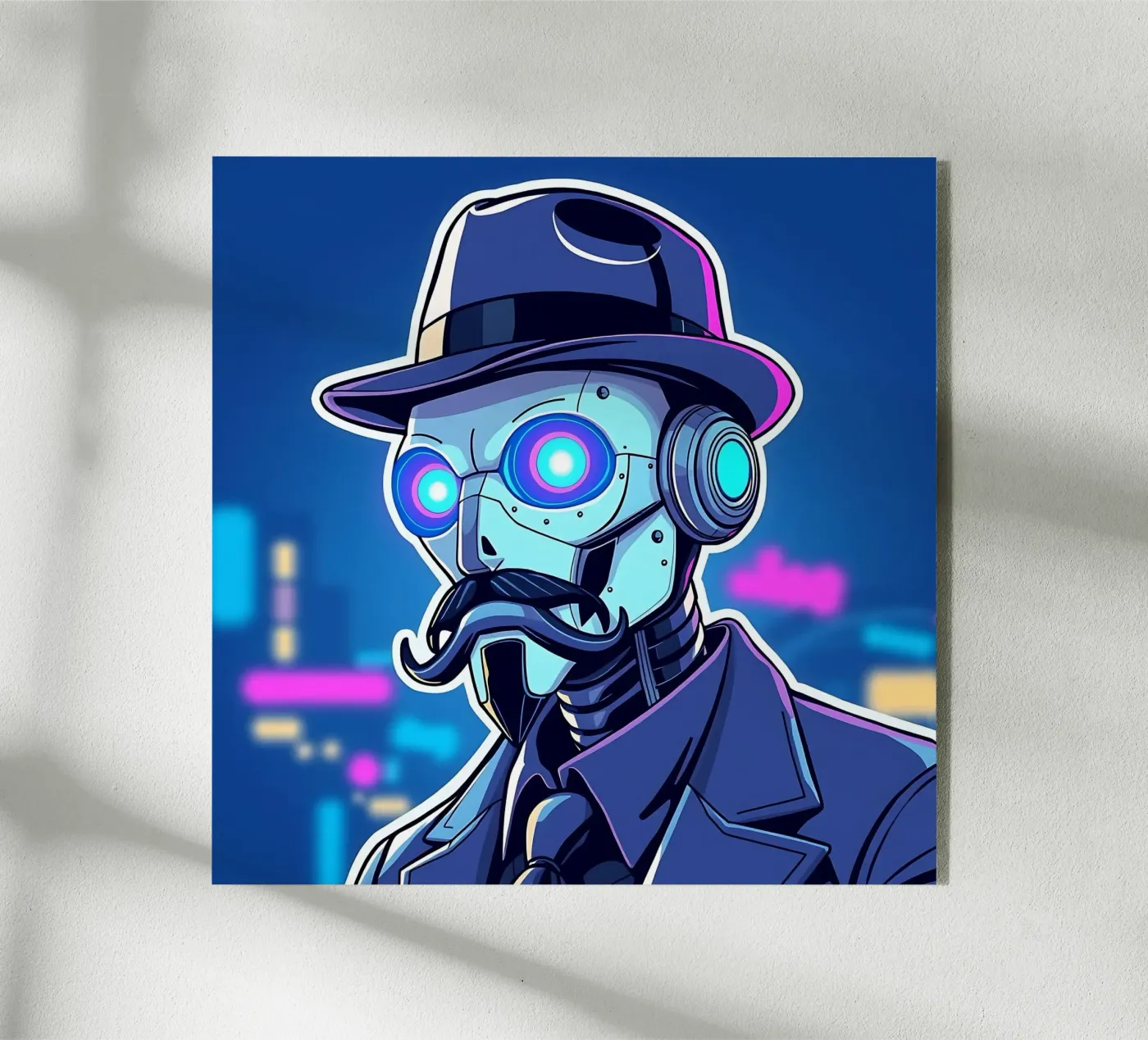Roboter_2 Acryl-Glas von AI-Portraits by LK