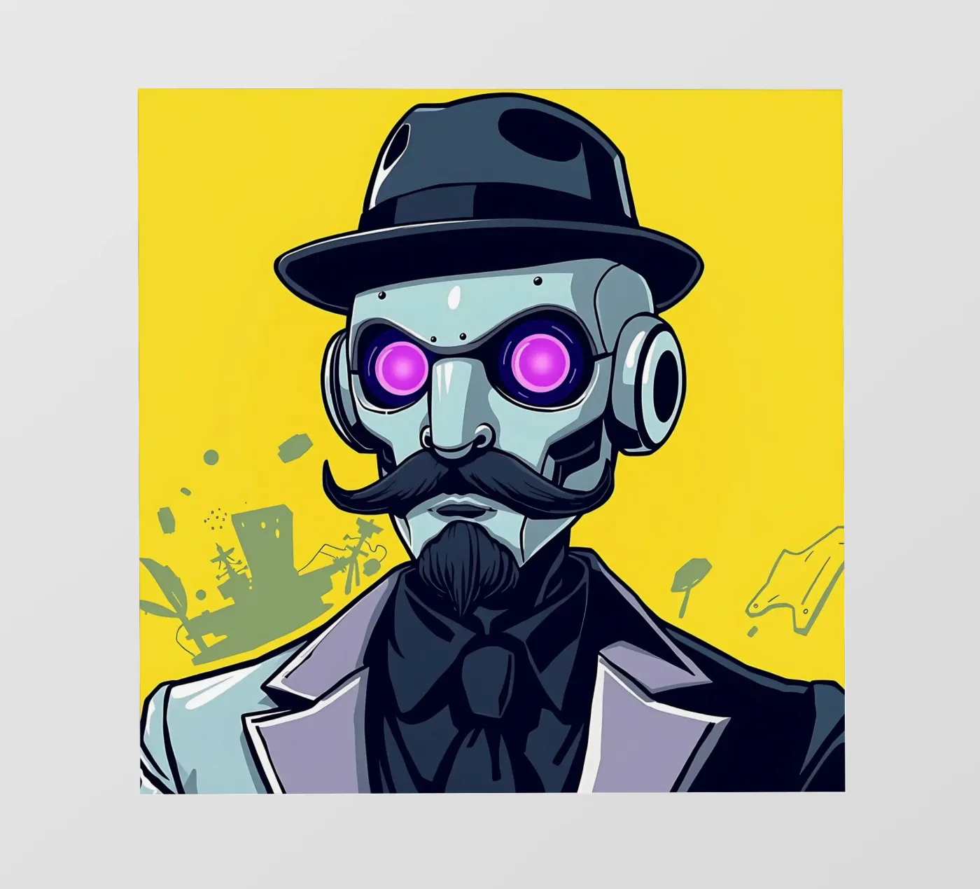 Roboter_3 pellicola backlit da AI-Portraits by LK