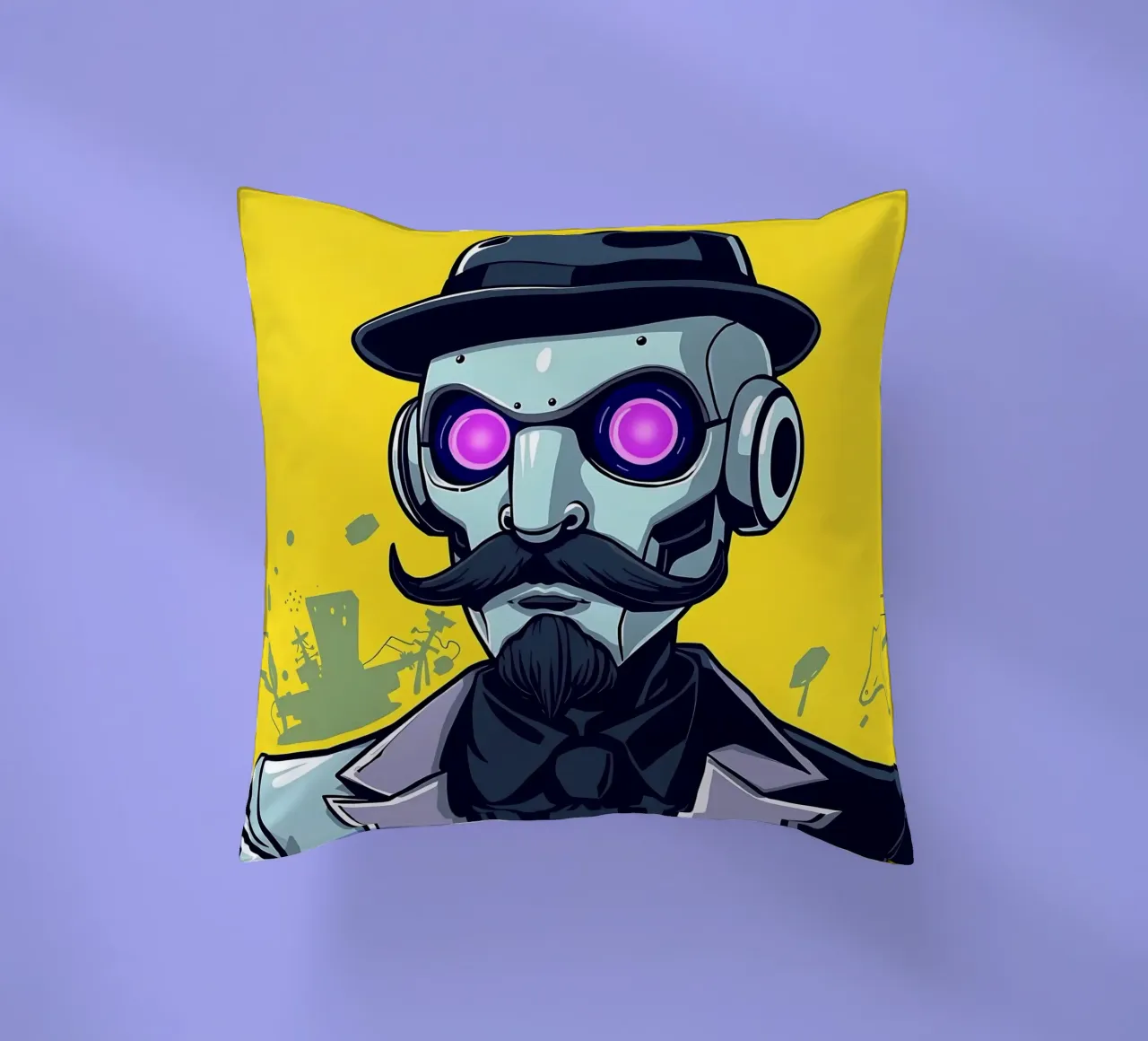 Roboter_3 cuscino da AI-Portraits by LK