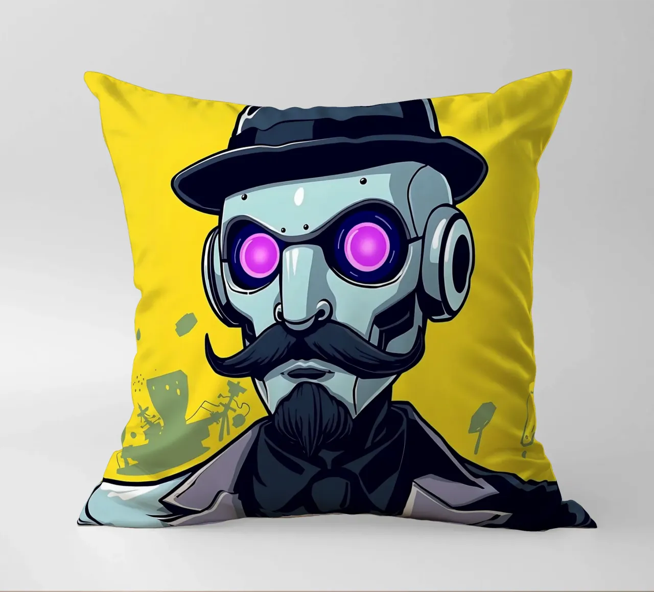Roboter_3 cuscino da AI-Portraits by LK