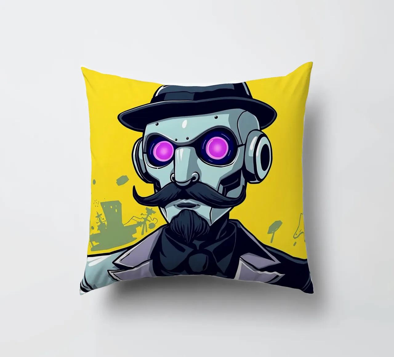 Roboter_3 cuscino da AI-Portraits by LK