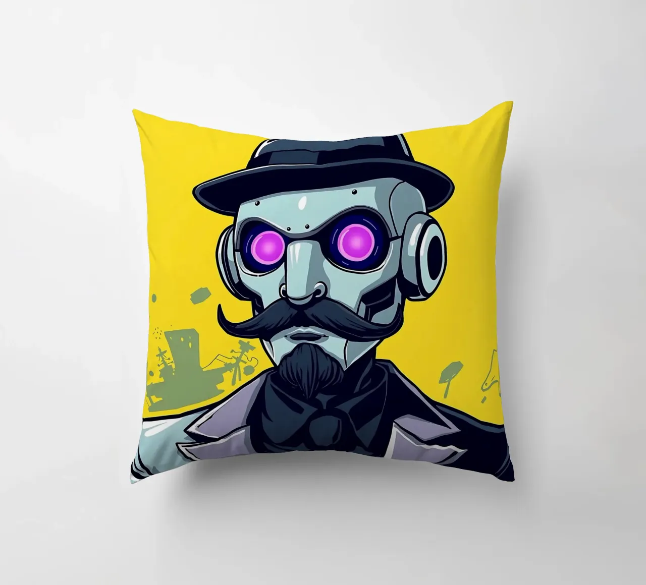 Roboter_3 cuscino da AI-Portraits by LK