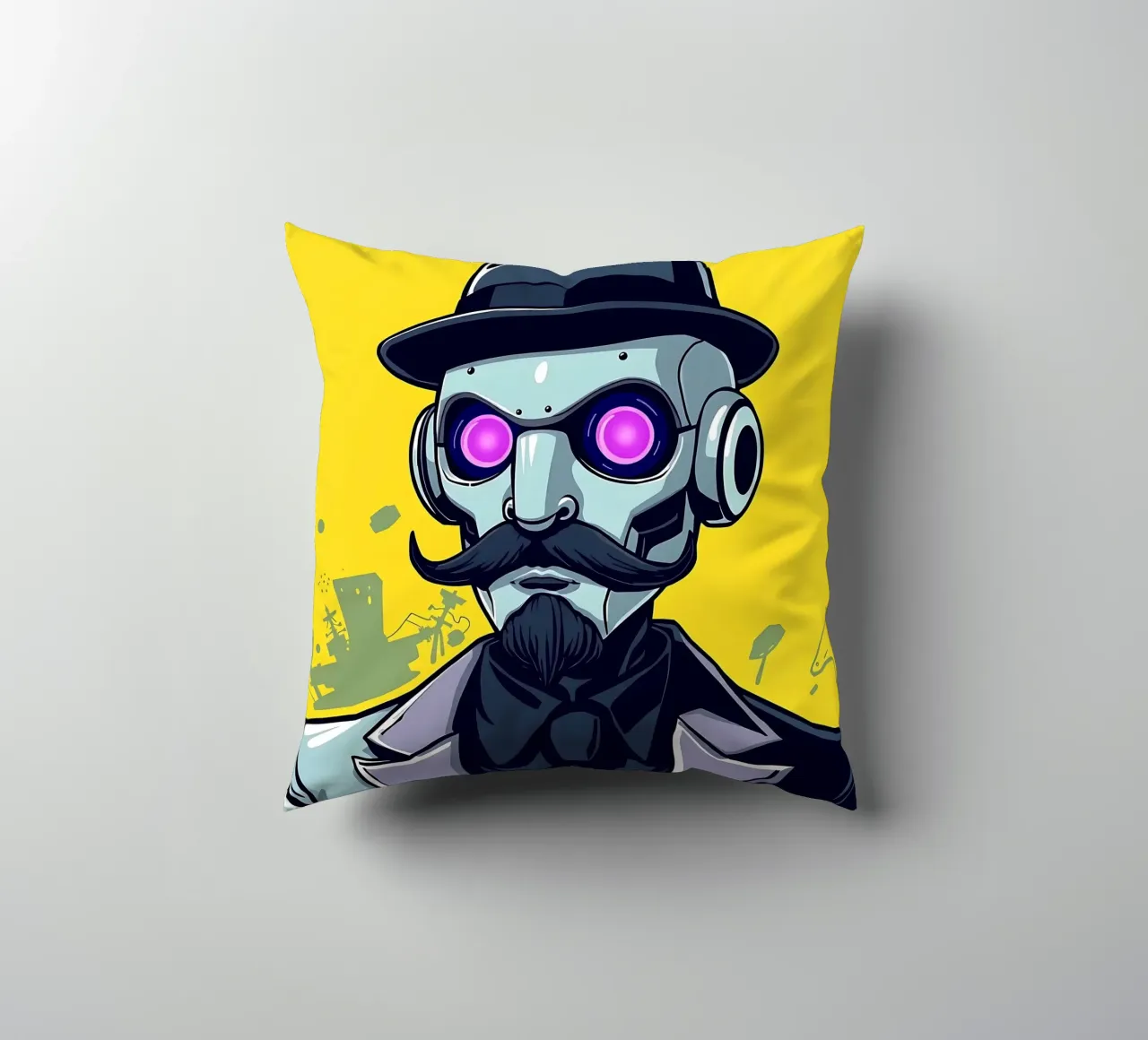 Roboter_3 cuscino da AI-Portraits by LK