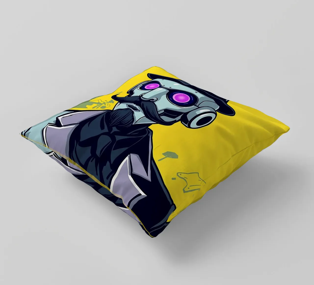 Roboter_3 cuscino da AI-Portraits by LK