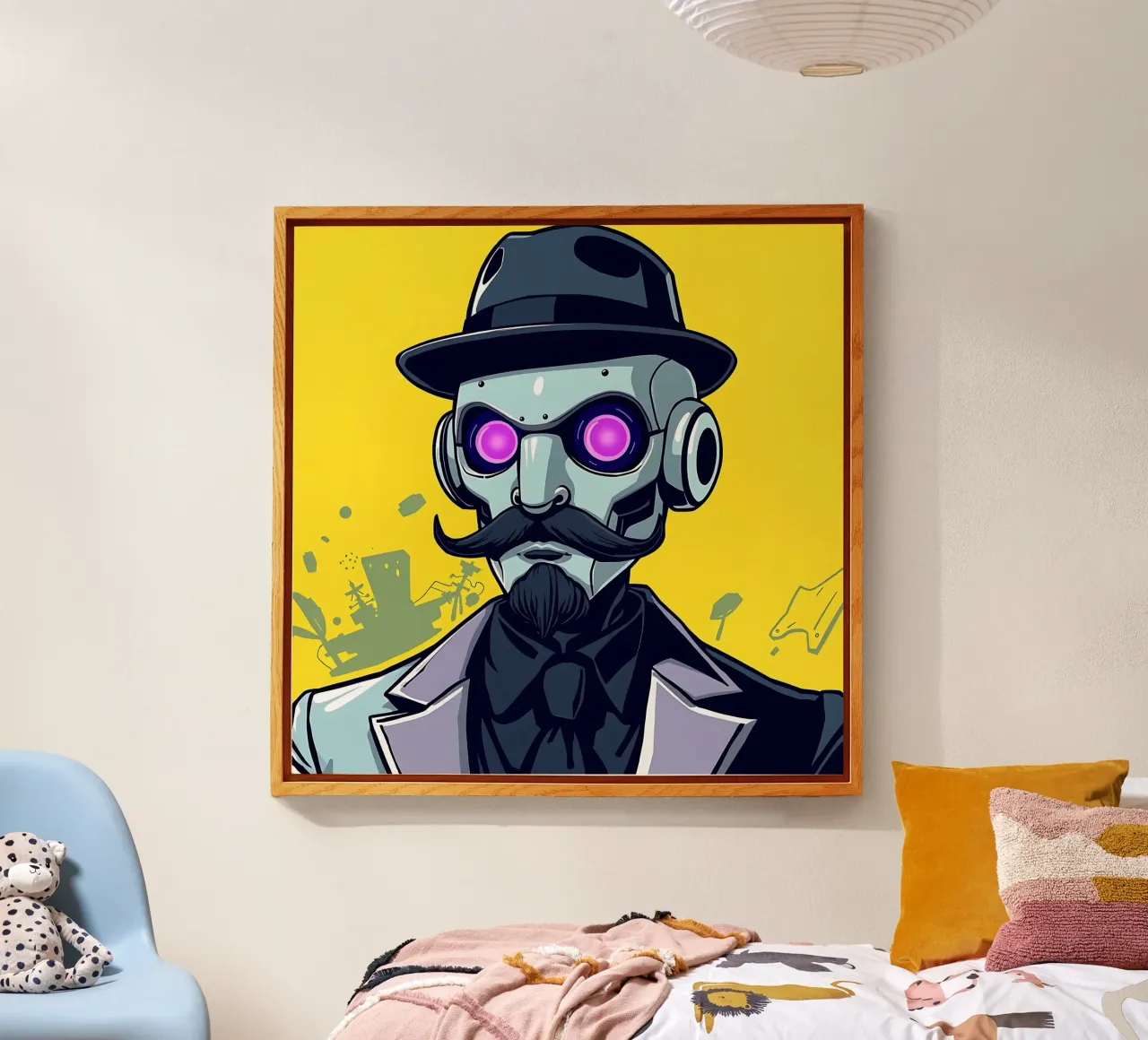 Roboter_3 plexiglass da AI-Portraits by LK