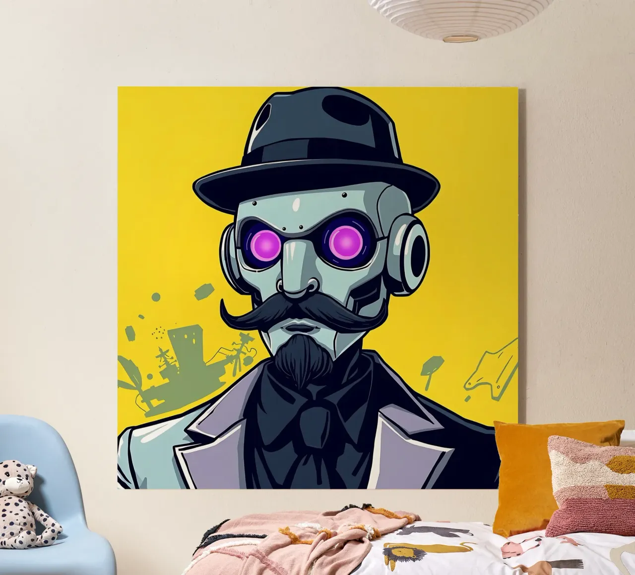 Roboter_3 plexiglass da AI-Portraits by LK