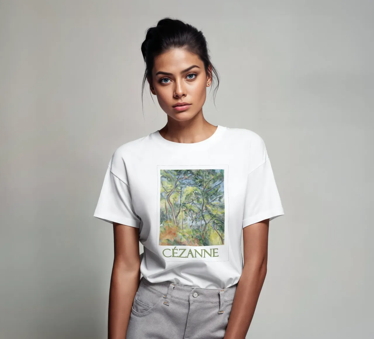 alberi imponenti nella foresta t-shirt da rewin shop