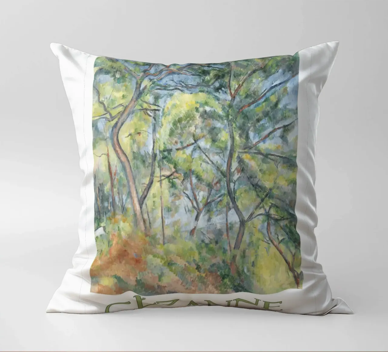 alberi imponenti nella foresta cuscino da rewin shop