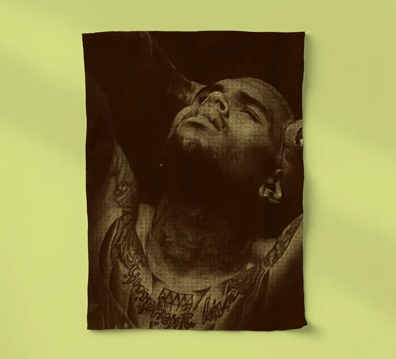 Chris Brown tono retrò canovaccio da cucina da singpentinksale