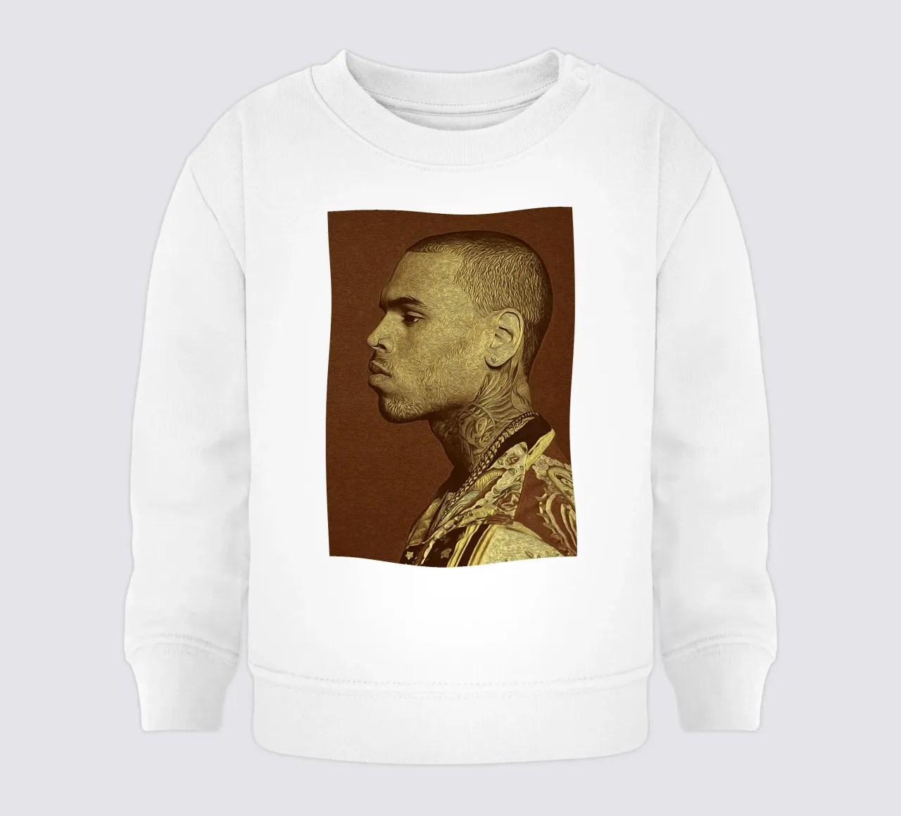 iconico Chris Brown felpa neonato da singpentinksale