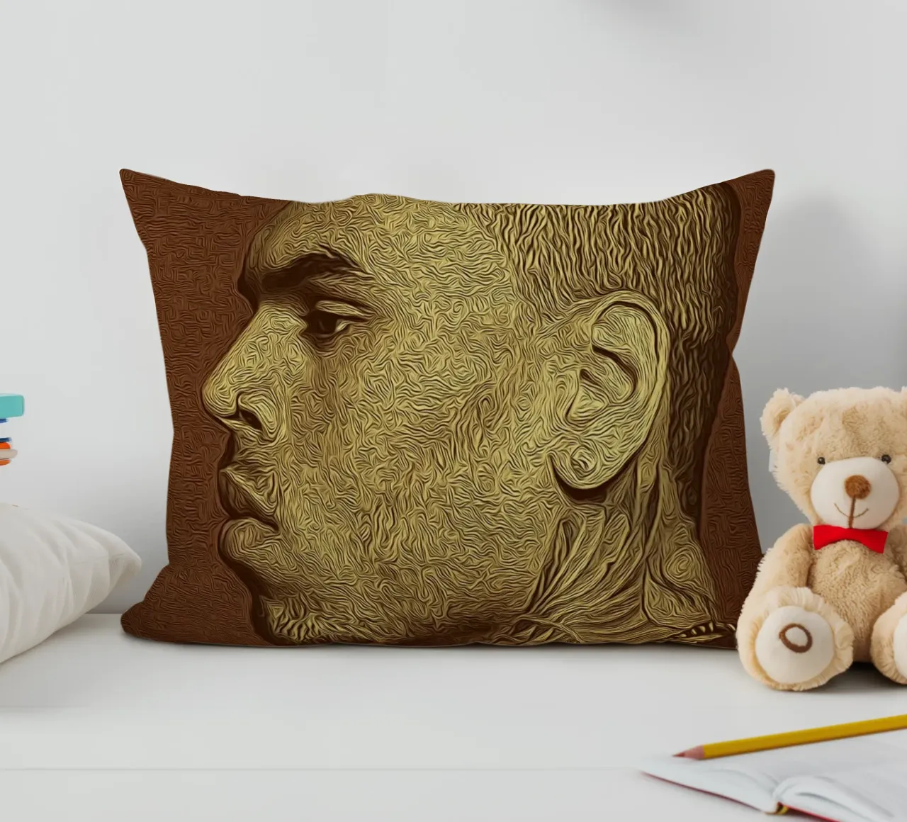 iconico Chris Brown cuscino da singpentinksale