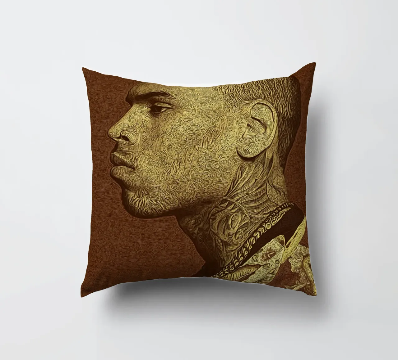 iconico Chris Brown cuscino da singpentinksale