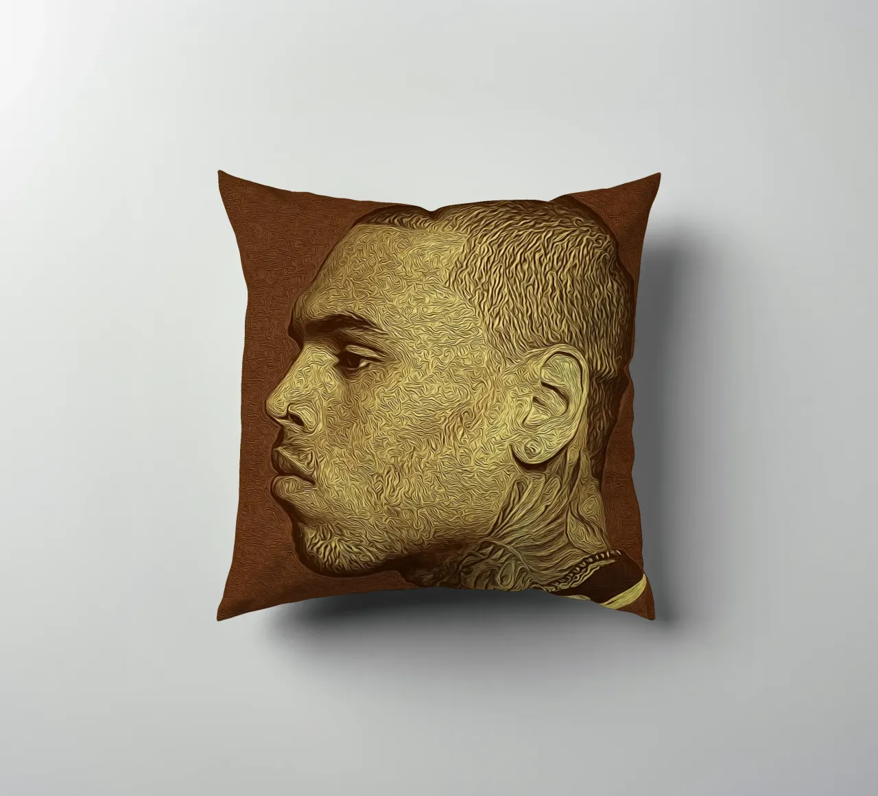 iconico Chris Brown cuscino da singpentinksale