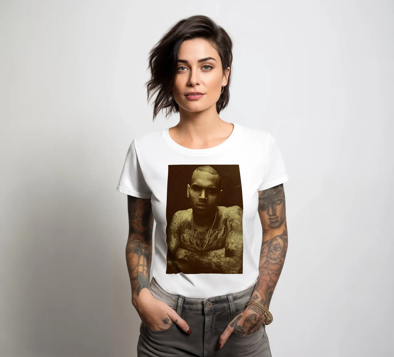 Grit and Grace women's fitted t-shirt by singpentinksale