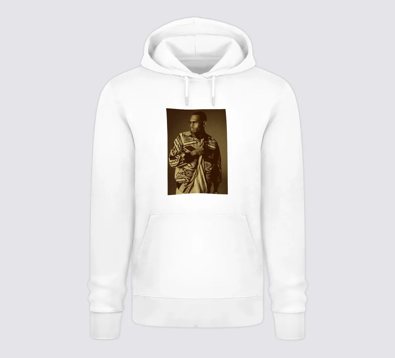 Chris Brown icona della moda felpa con cappuccio da singpentinksale