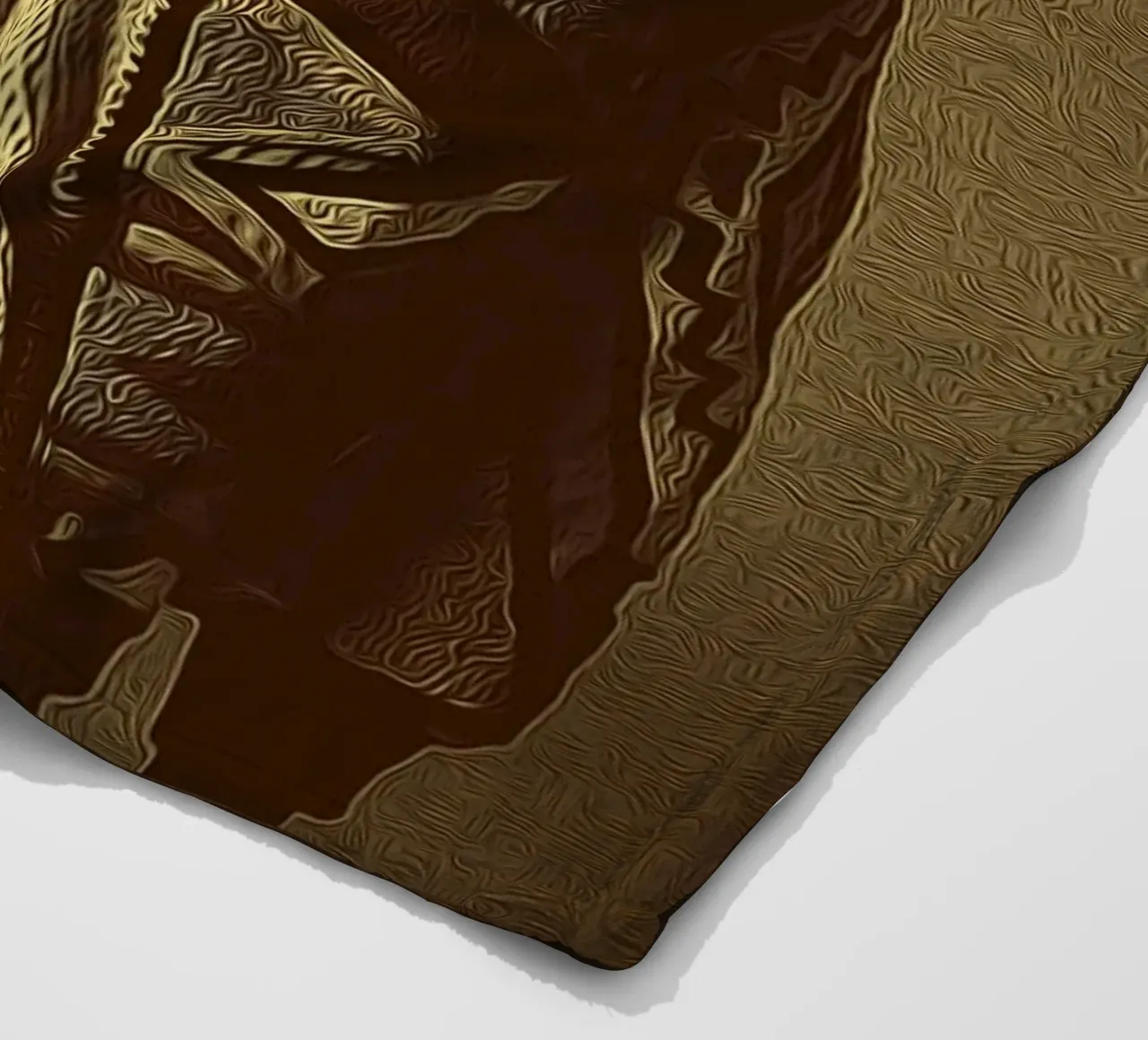 Chris Brown icona della moda coperta in pile da singpentinksale