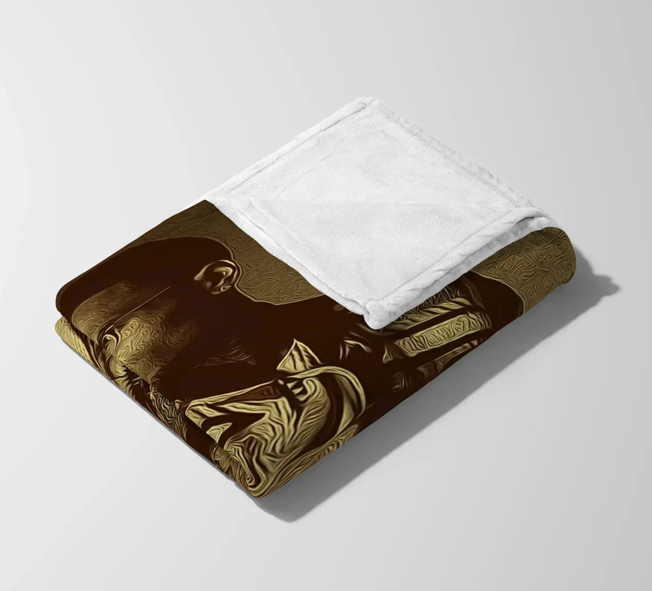 Chris Brown icona della moda coperta in pile da singpentinksale