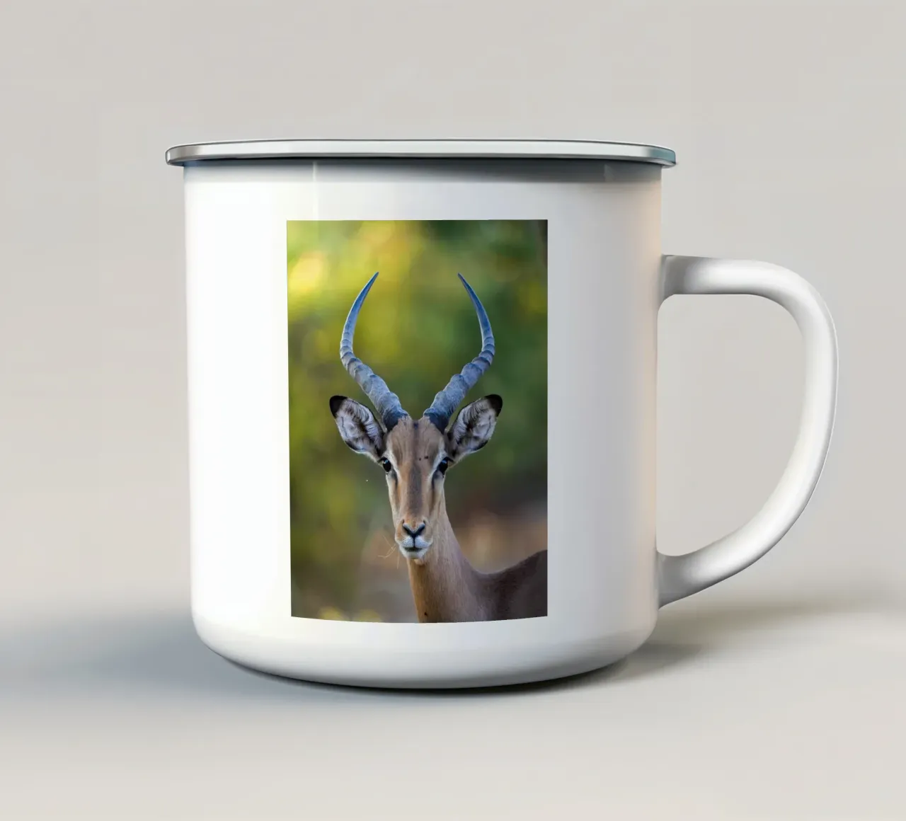 Impala tazza in smalto da Tom's Wildlife