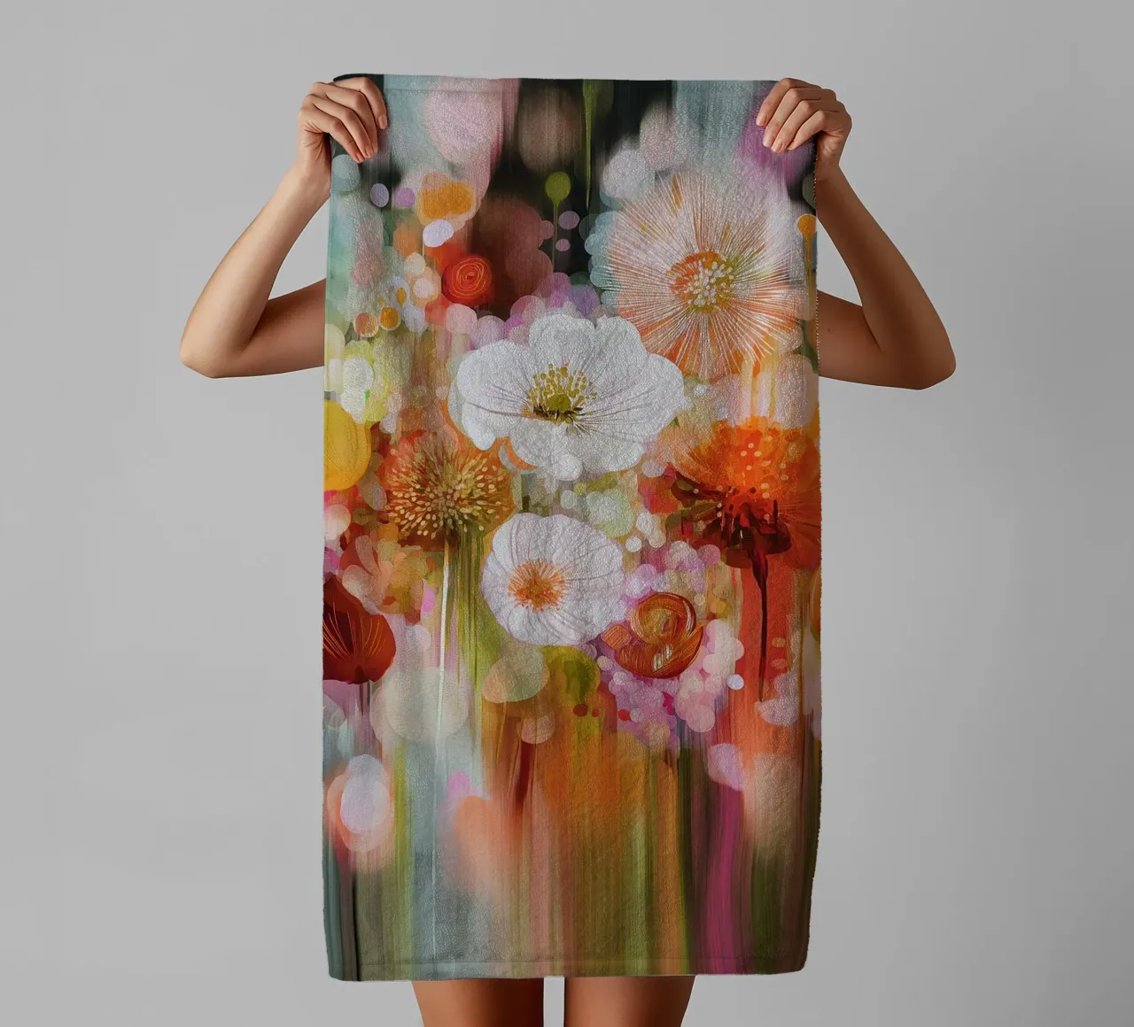 I fiori asciugamano da bagno da Pictura