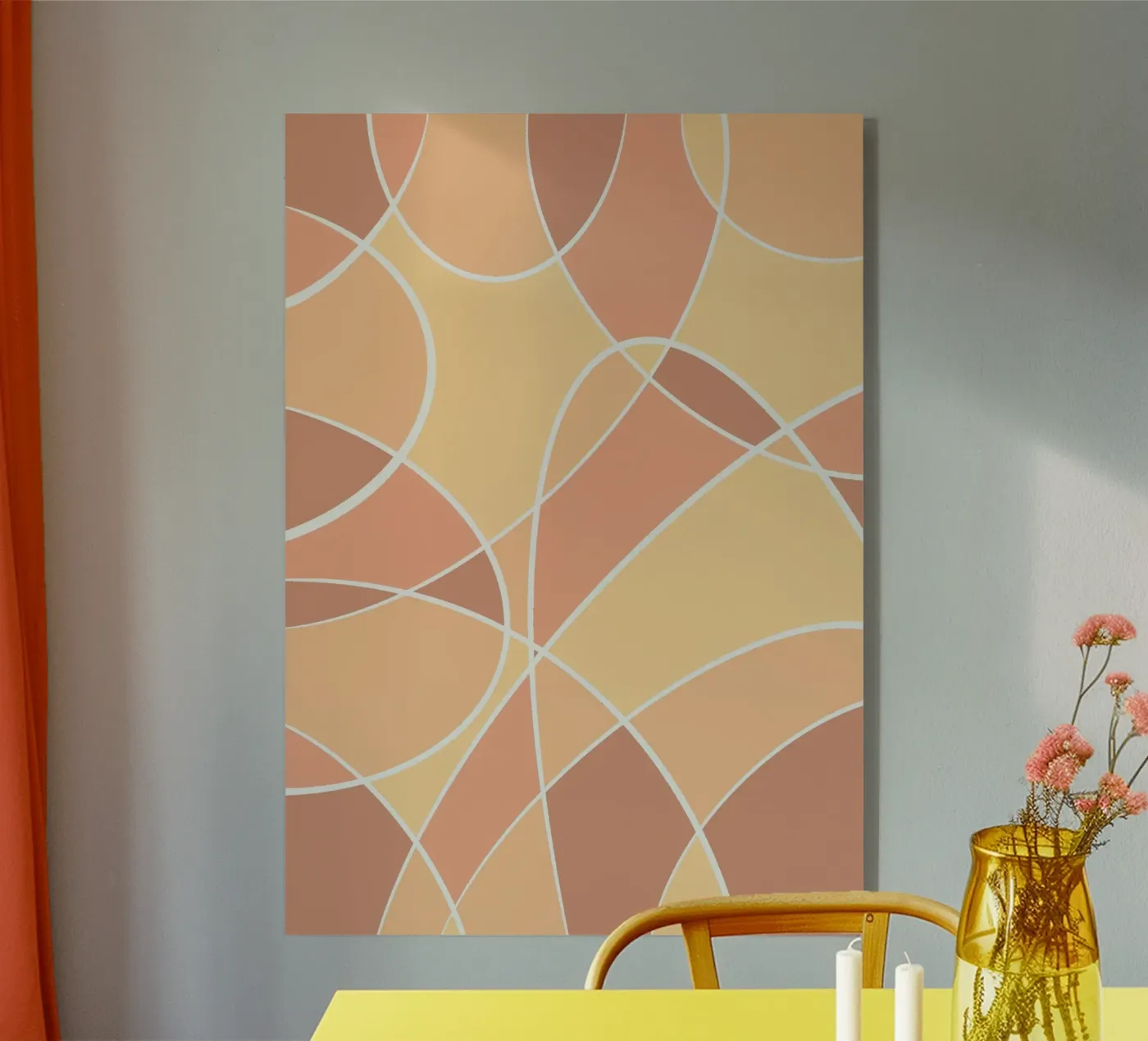 Abstract acryl van Marosie