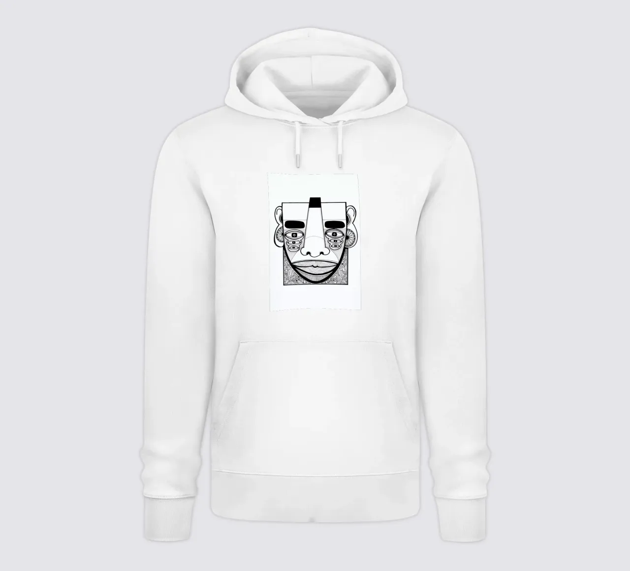 mask 1 felpa con cappuccio da Studio Teer