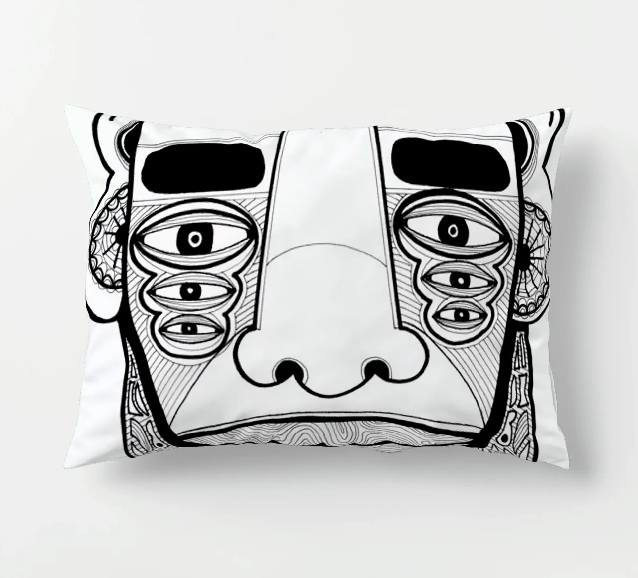 mask 1 cuscino da Studio Teer