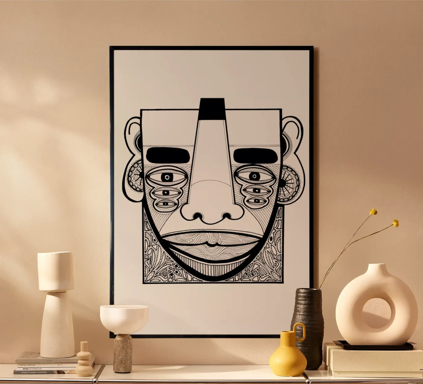 mask 1 poster van Studio Teer