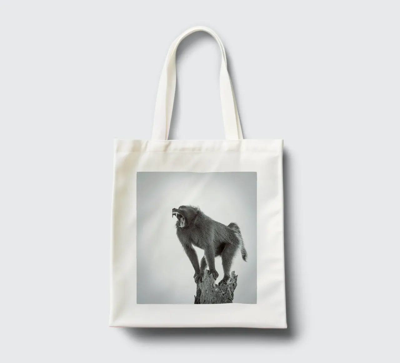 Maschio di babbuino borsa in juta da Tom's Wildlife