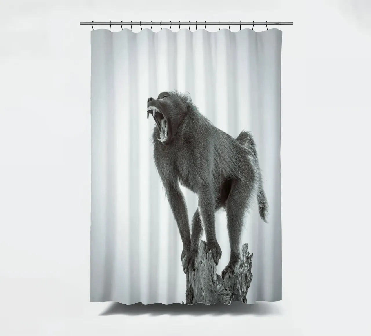 Maschio di babbuino tenda da doccia da Tom's Wildlife
