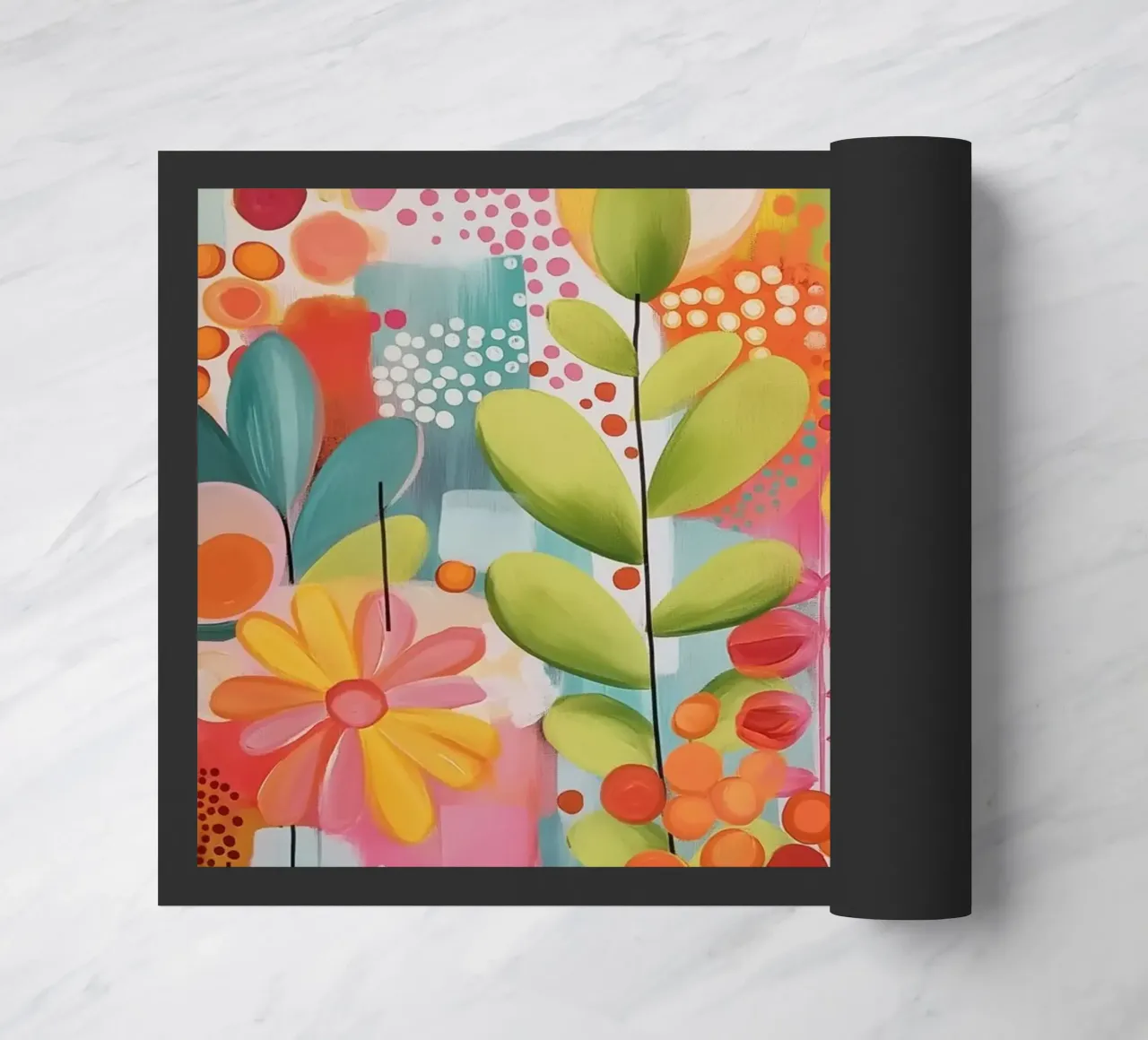 Fiori colorati zerbino da Pictura
