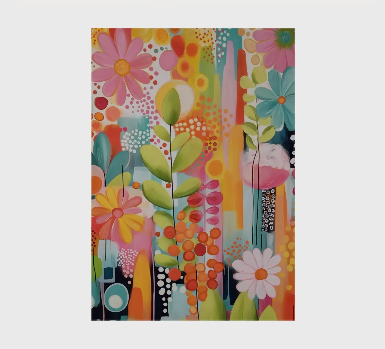 Colourful flowers notebook by Pictura