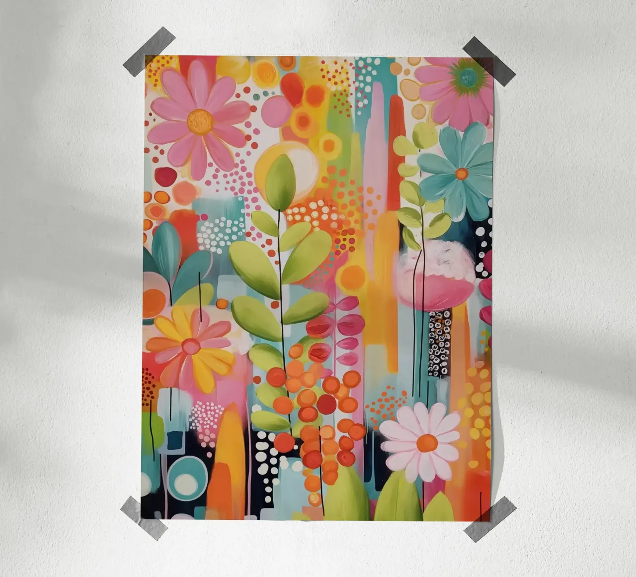 Fiori colorati carta hahnemühle da Pictura