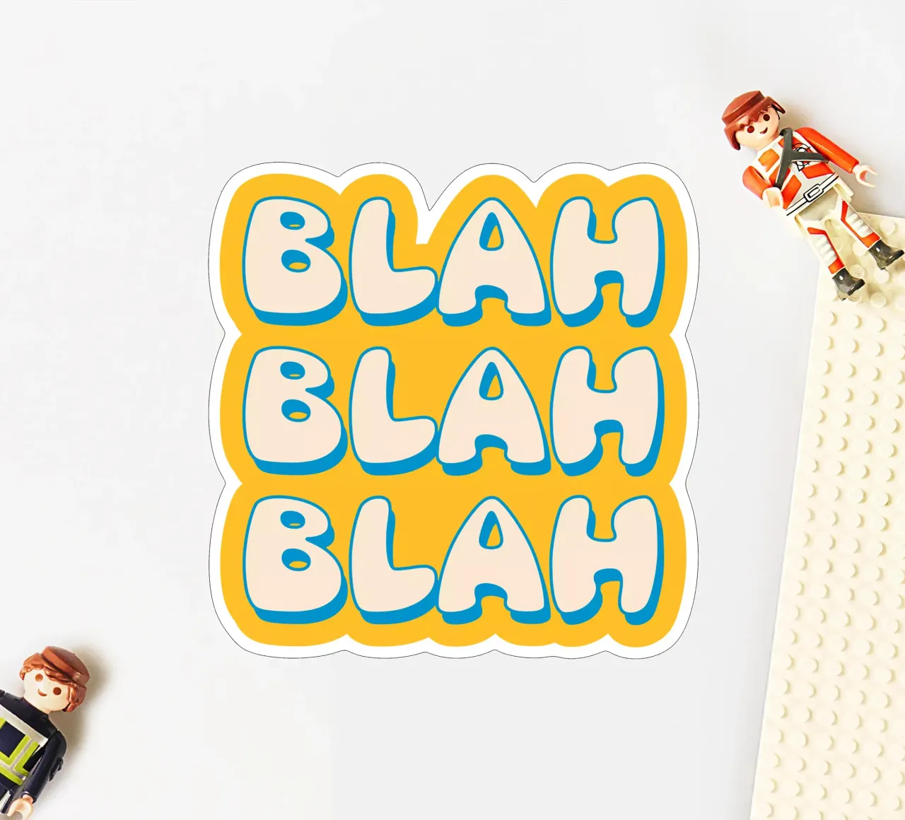 blahblahblah adesivo da Sticker King