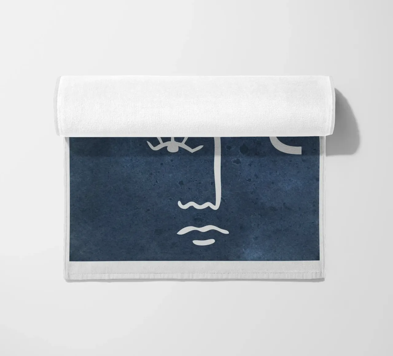 half white face telo mare da vintageshop