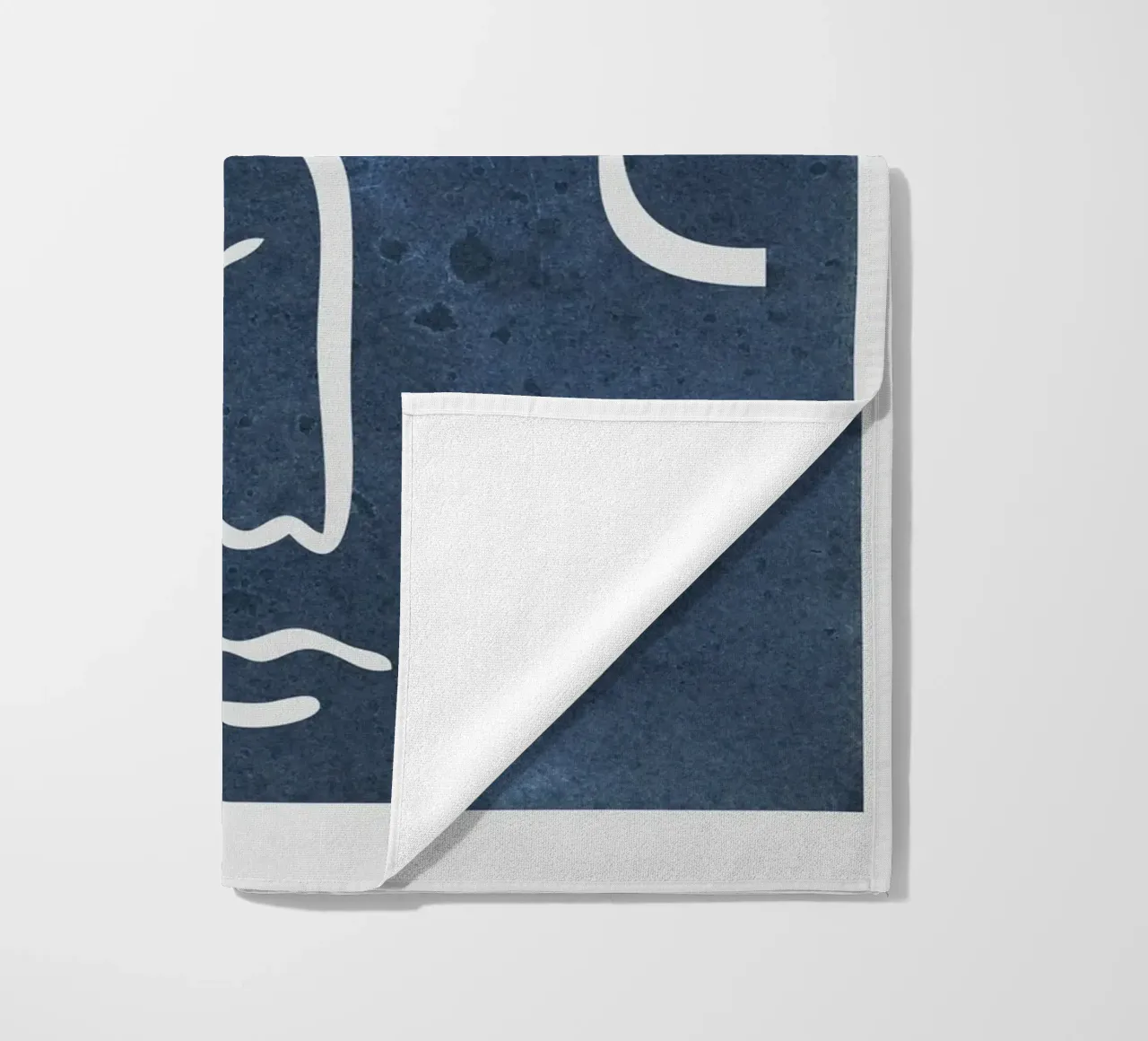 half white face telo mare da vintageshop