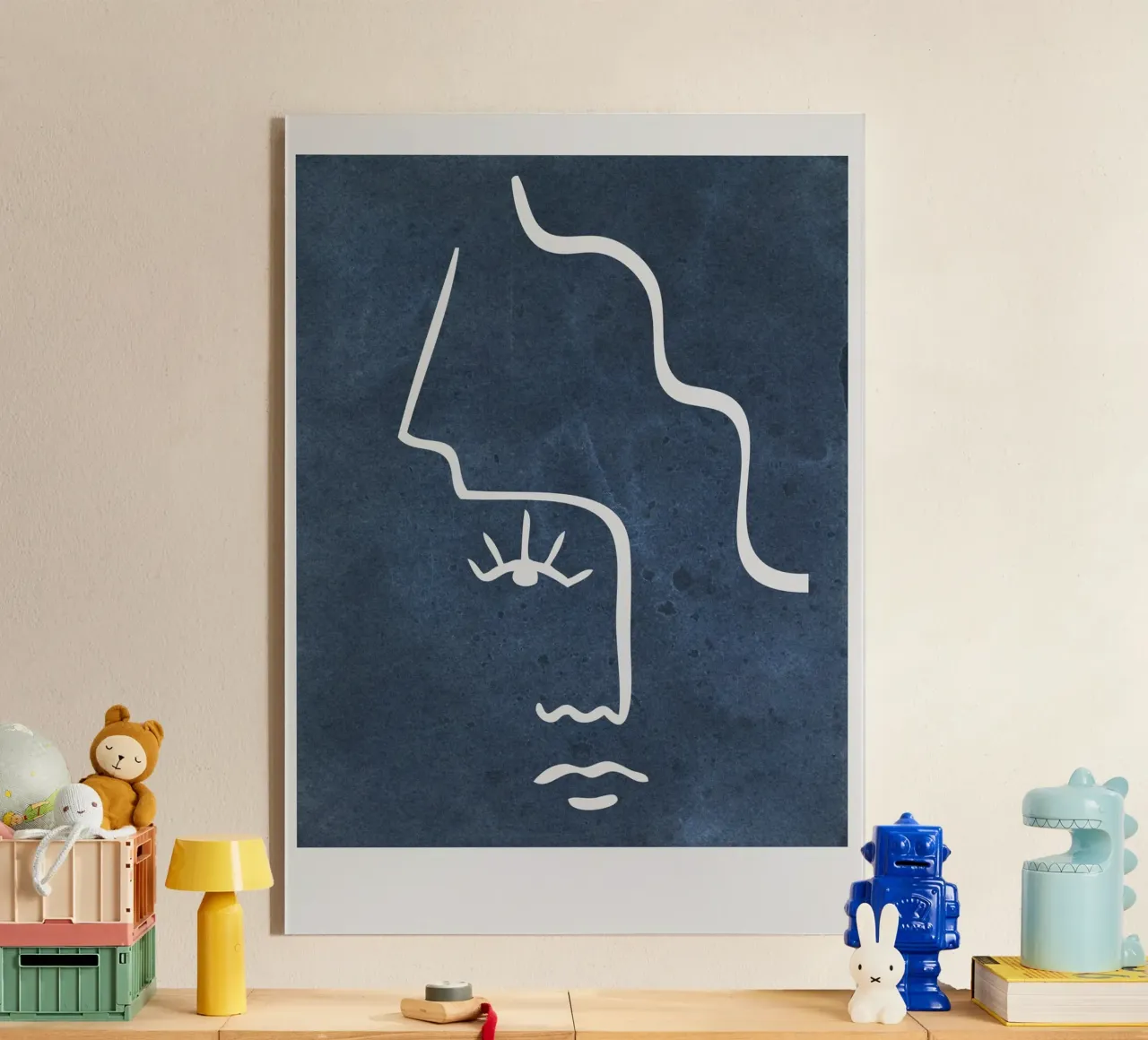 half white face plexiglass da vintageshop