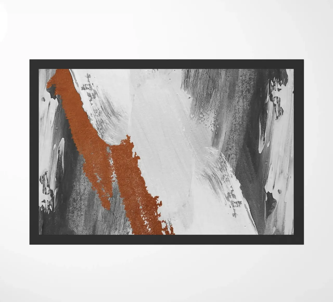 Modern abstract art with brushstrokes zerbino da vintageshop