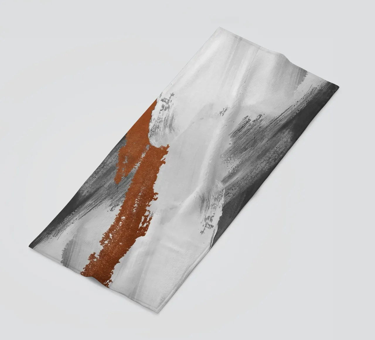 Modern abstract art with brushstrokes telo mare da vintageshop