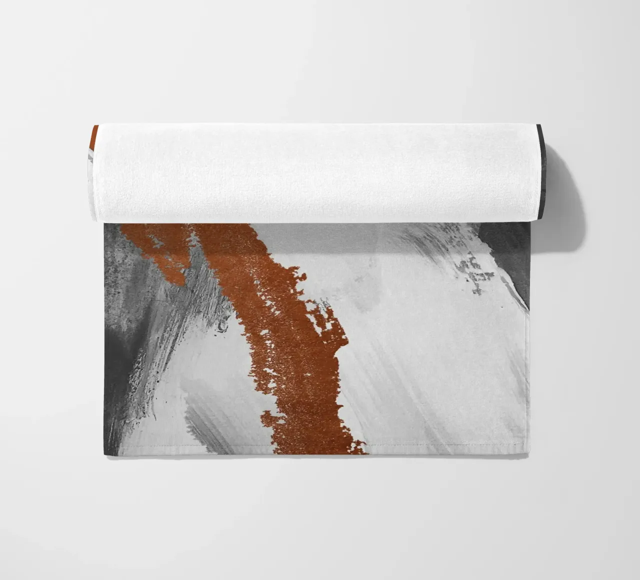 Modern abstract art with brushstrokes telo mare da vintageshop